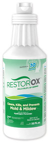 RESTOROX™ One Step Disinfectant Cleaner & Deodorizer in Spray Bottles. 1 quart/bottle. 12 Bottles/Case.