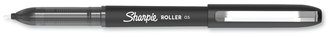 Roller Ball Stick Pen, Fine 0.5 mm, Black Ink/Barrel, Dozen