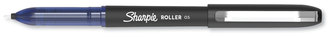 Roller Ball Stick Pen, Fine 0.5 mm, Blue Ink/Barrel, Dozen