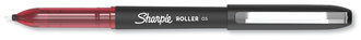 Roller Ball Stick Pen, Fine 0.5 mm, Red Ink/Barrel, Dozen