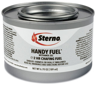 Sterno Handy Fuel Methanol Gel Chafing Fuel, 6.7 oz, Two-Hour Burn, 72/Case