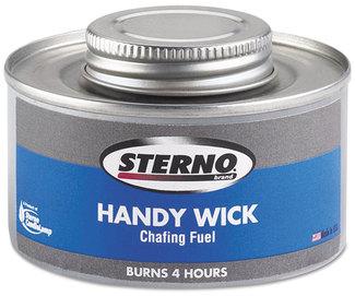 Sterno Handy Wick Chafing Fuel, Can, Methanol, Four-Hour Burn, 24/Case