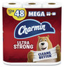 A Picture of product PGC-61071 Charmin Ultra Strong Bathroom Tissue, Septic Safe, 2-Ply, White, 264 Sheet/Roll, 12/Pack, 4 Packs/Case