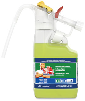 Dilute 2 Go, Mr Clean Finished Floor Cleaner, Lemon Scent, 4.5 L Jug, 1/Case