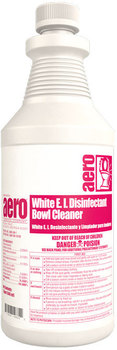 Bowl Warrier / White E.I. Heavy-Duty Disinfectant Bowl Cleaner. 23% Hydochloric Acid, 32 oz Bottle, 12/Case.