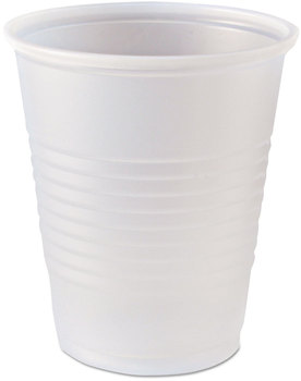 Fabri-Kal® RK Polystyrene Cold Drink Cups. 5 oz. Translucent.  100 Cups/Sleeve, 25 Sleeves/Case.