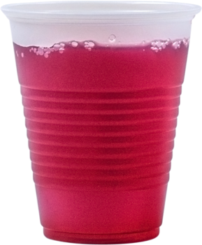 Fabri-Kal® RK Polystyrene Cold Drink Cups. 7 oz. Translucent.  100 Cups/Sleeve, 25 Sleeves/Case.