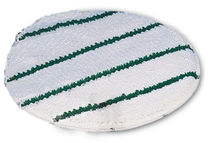 Carpet Bonnet, 19" Diameter with Scrubbing Stripes, 6/Case.