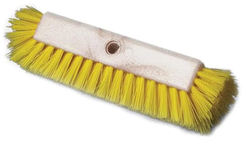 Multi-Surface Deck Scrub Brush, Yellow Color, 12/Case.
