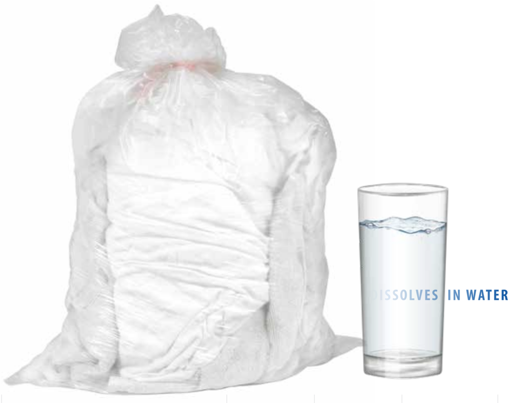 Heritage Bag J2633EC WSH AquaRes™ Water Soluble Laundry Bags, 26" x 33