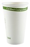 A Picture of product 962-031 Compostable PLA Lined Cups. 16 oz. White. 1000 count.