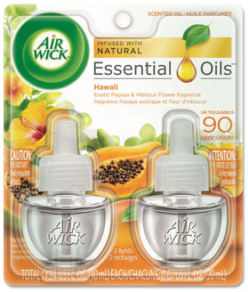 Air Wick® Scented Oil Refill,  Hawaiian Tropical Sunset, 0.67oz Bottle, 2/Pack, 6/Case