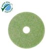 A Picture of product 970-177 3M™ TopLine Autoscrubber Pads 5000 Low-Speed Floor 20" Diameter, Green/Amber, 5/Carton