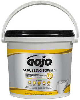 GOJO Scrubbing Towels 170 Count Bucket (2 Buckets per Case)