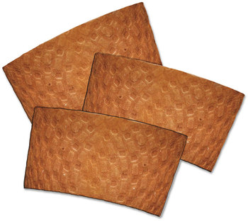 Pactiv Kraft Hot Cup Sleeves, For 10-24 oz Cups, Brown, 1000/Case.