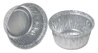 A Picture of product DPK-140030 Durable Packaging Aluminum Round Containers, 3" Dia., 4 oz Cup, 1000/Carton