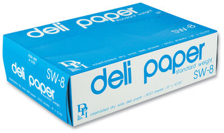 Durable Packaging Interfolded Deli Sheets. 8 X 10 3/4 in. 500 Sheets/Box, 12 Boxes/Carton.