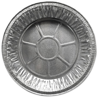 Durable Packaging Aluminum Pie Pans, 9" Dia., Medium, 500/Carton