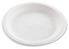 A Picture of product GNP-HF809 Genpak® Harvest® Fiber Dinnerware, Plate, 8 3/4" Diameter, Natural White, 50/Pack, 500 Plates/Case.