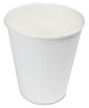 A Picture of product BWK-WHT8HCUP Boardwalk® Paper Hot Cups. 8 oz. White. 20 cups/cleeve, 50 sleeves/case.