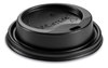 A Picture of product HUH-89435 Huhtamaki Hot Cup Lids, Fits 8 oz Hot Cups, Dome Sipper, Black, 1,000/Carton