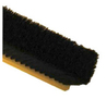 A Picture of product BBP-100218 18" Black Tampico Floor Brush - Wood Block, 12/Case