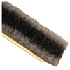 A Picture of product BBP-101224 24" Flagged Gray Border / Black Poly Center - Plastic Block Floor Brush, 12/Case