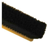 18" Horsehair/Synthetic with Tampico Floor Brush - Wood Block, 12/Case