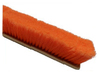 A Picture of product BBP-101818 18" Flagged Orange Floor Brush - Plastic Block, 12/Case