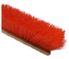 A Picture of product BBP-121118 18" Orange Plastic Garage Brush - Wood Block, 12/Case