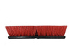 A Picture of product BBP-121424R 24" Red Plastic Garage Brush - Black Plastic Block, 12/Case