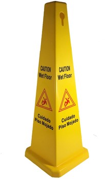 36" Wet Floor Cone, 6/Case