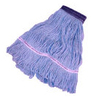 A Picture of product BBP-160318 Medium Blue Blended Looped Wet Mop, 12/Case