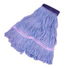 A Picture of product BBP-160324 Large Blue Blended Looped Wet Mop, 12/Case