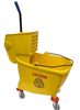 A Picture of product BBP-153035 35 Liter Mop Bucket & Side Press Wringer YELLOW