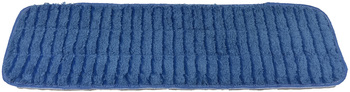 13" Microfiber Pad/Scrubbing Strips - Blue, 12/Case