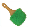 A Picture of product BBP-200808 8" Soft Flagged Green Fiber Utility Brush, 12/Case