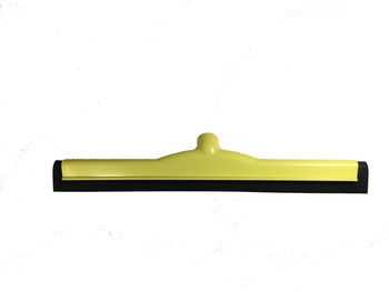 18" Synthetic Blade Squeegee, Yellow Plastic Frame, 6/Case