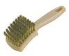 A Picture of product BBP-290285 Sidewall Tire Brush - Crimped Brass Wire, 12/Case