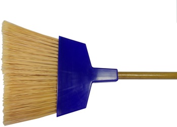 Large Angle Broom w/ Wood Handle, 12/Case