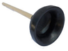 A Picture of product BBP-510209 9" Black Ball Type Plunger, 12/Case