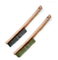 Curved Handle Wire Scratch Brush, 12/Case
