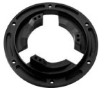 Spring-Locked Molded Plastic Clip-On Clutch Plate - Factory Cat
