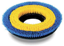 13" Dual Fill Poly Carpet Scrub Rotary Brush