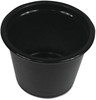 A Picture of product BWK-PRTN1BL Boardwalk® Soufflé/Portion Cups. 1 oz. Black. 20 cups/sleeve, 2,500 cups/case.