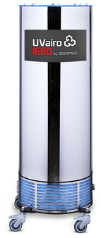 UVairo 1600 UV-C Air Sanitizer, 1600 CFM, for 31 ft x 31 ft Room
