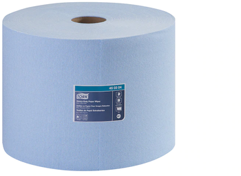 Tork Heavy-Duty Paper Wiper, Giant Roll, 11.1" x 800 Feet, Blue Color, 1 Roll/Case.