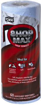 Tork ShopMax Wiper 450, Roll Towel, 11" x 47 Feet, 60 Towels/Roll, 30 Rolls/Case