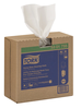 A Picture of product SCA-5301755 Tork Heavy-Duty Cleaning Cloth, Pop-Up Box, 8.46" x 16.13", White, 80 Sheets/Box, 5 Boxes/Case