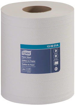 Tork Paper Wiper, Centerfeed, 9" x 419.79 Feet, 2-Ply, White 325 Sheets/Roll, 4 Rolls/Case